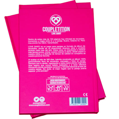 COUPLETITION - LOVE DIARY ALBUM OF MEMORIES &amp; COUPLE WISHES