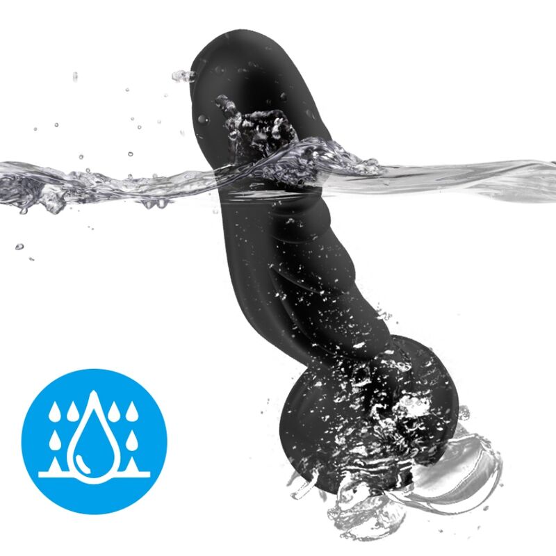 ARMONY - VIBRATORE DILDO E TELECOMANDO PLUG ANALE NERO - ARMONY ANAL | Lingerie Harness Boutique