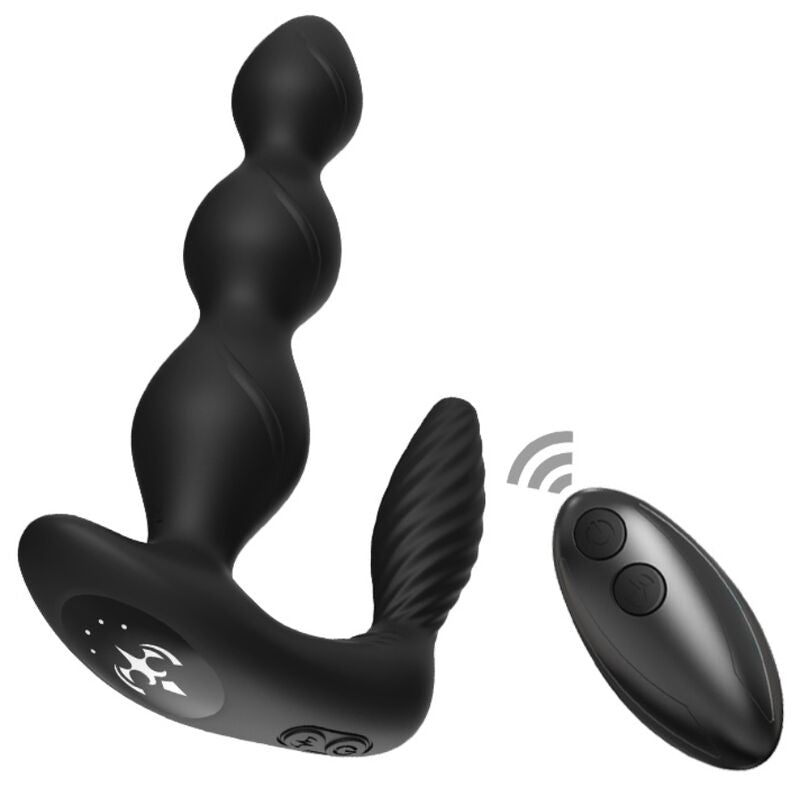 ARMONY - MANFUN ANAL PLUG REMOTE CONTROL VIBRATOR AND STIMULATOR BLACK