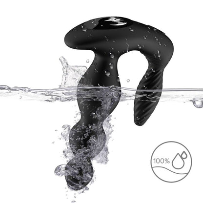 ARMONY - VIBRATORE E STIMOLATORE MANFUN PLUG ANALE TELECOMANDO NERO - ARMONY ANAL | Lingerie Harness Boutique