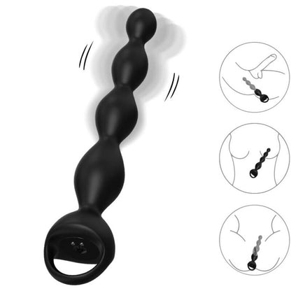 ARMONY - BLACK FINGER VIBRATOR ANAL PLUG