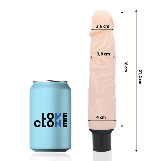 LOVECLONE - FINN SELF-LUBRICATING VIBRATOR 21.2 CM -O- 3.8 CM