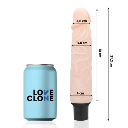 LOVECLONE - VIBRATORE AUTOLUBRIFICANTE FINN 21.2 CM -O- 3.8 CM - LOVECLONE | Lingerie Harness Boutique
