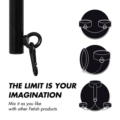 FETISH SUBMISSIVE BONDAGE - BARRA SEPARATRICE REGOLABILE 4 PEZZI - FETISH SUBMISSIVE BONDAGE | Lingerie Harness Boutique
