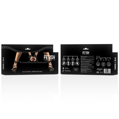 FETISH SUBMISSIVE BONDAGE - BARRA SEPARATRICE REGOLABILE 4 PEZZI - FETISH SUBMISSIVE BONDAGE | Lingerie Harness Boutique