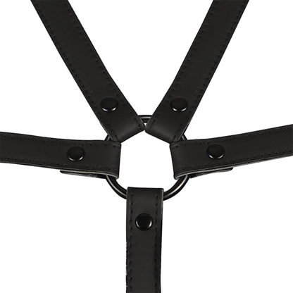 FETISH SUBMISSIVE BONDAGE - IMBRACATURA REGOLABILE TORSO E BRACCIA - FETISH SUBMISSIVE BONDAGE | Lingerie Harness Boutique