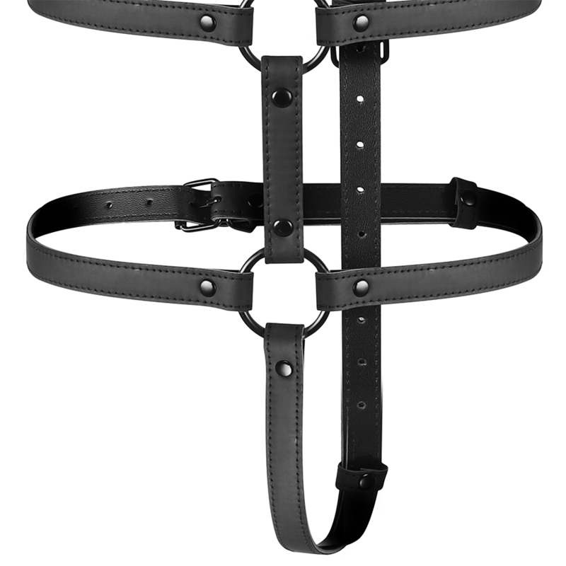 FETISH SUBMISSIVE BONDAGE - IMBRACATURA REGOLABILE TORSO E BRACCIA - FETISH SUBMISSIVE BONDAGE | Lingerie Harness Boutique