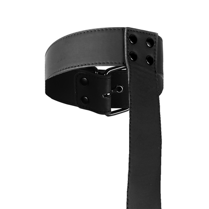 FETISH SUBMISSIVE BONDAGE - SET DI CONTENIMENTO DEL CORPO CON COLLETTO E POLSINI - FETISH SUBMISSIVE BONDAGE | Lingerie Harness Boutique
