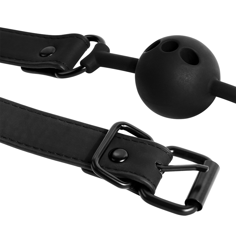 FETISH SUBMISSIVE BONDAGE - BALL GAG IN SILICONE TRASPIRANTE - FETISH SUBMISSIVE BONDAGE | Lingerie Harness Boutique