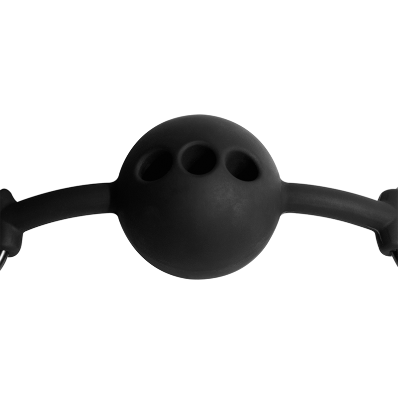 FETISH SUBMISSIVE BONDAGE - BALL GAG IN SILICONE TRASPIRANTE - FETISH SUBMISSIVE BONDAGE | Lingerie Harness Boutique