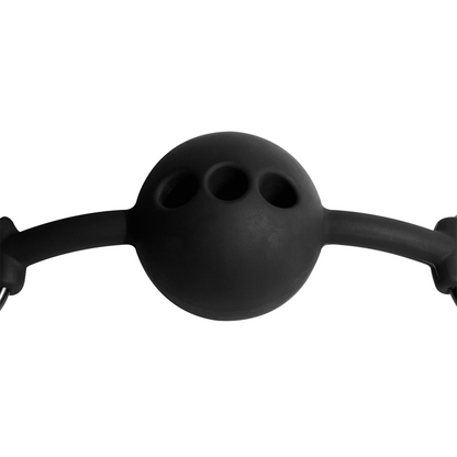 FETISH SUBMISSIVE BONDAGE - BALL GAG IN SILICONE TRASPIRANTE - FETISH SUBMISSIVE BONDAGE | Lingerie Harness Boutique