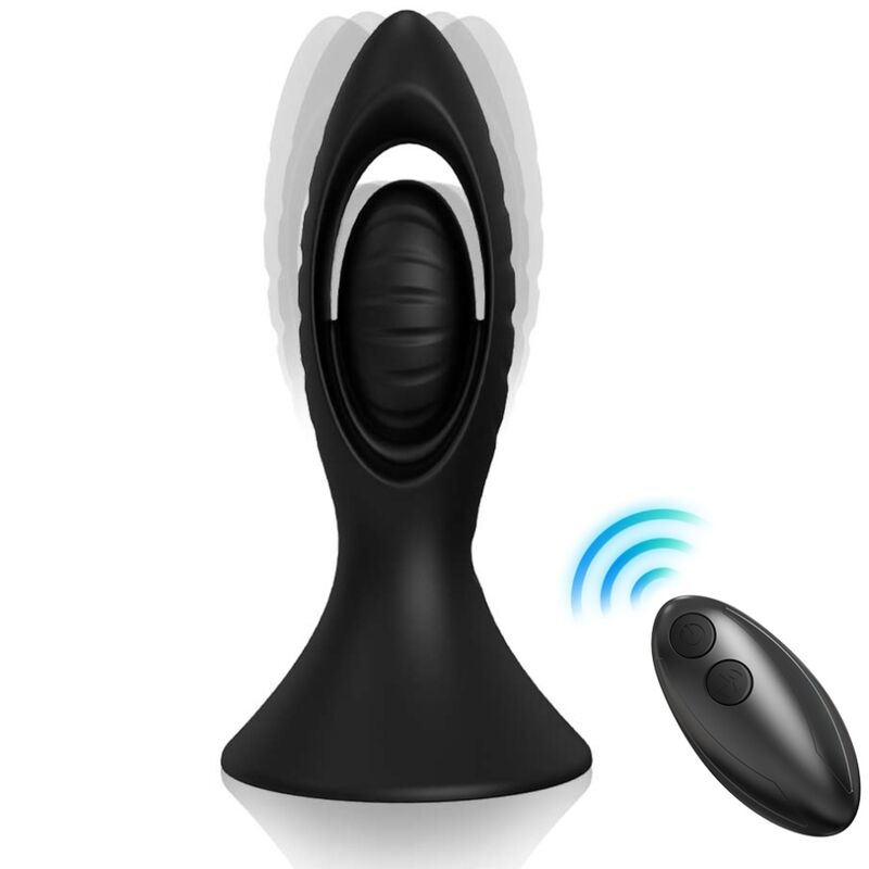 ARMONY - VIBRATORE E PLUG ANALE IN SILICONE NERO - ARMONY ANAL | Lingerie Harness Boutique