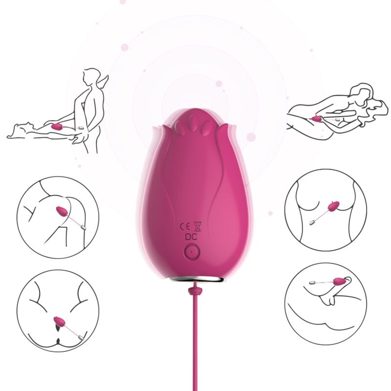 ARMONY - MANDALA EGG VIBRATORE G-SPOT REMOTE CONTROL FUCSIA - ARMONY STIMULATORS | Lingerie Harness Boutique