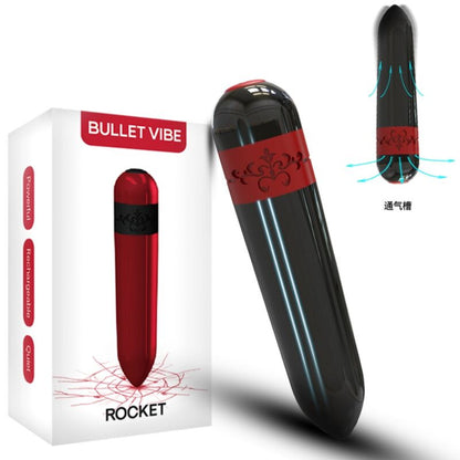 ARMONY - PROIETTILE VIBRATORE ROCKET NERO - ARMONY STIMULATORS | Lingerie Harness Boutique