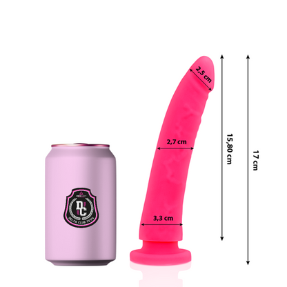 DELTA CLUB - TOYS PINK SILICONE MEDICAL DILDO 17 CM -O- 3 CM