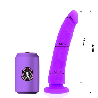 DELTA CLUB - TOYS DILDO MEDICAL LILAC SILICONE 20 CM -O- 4 CM