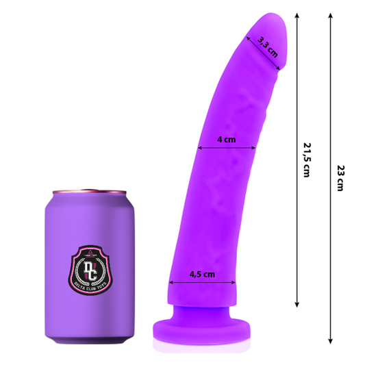 DELTA CLUB - TOYS DILDO MEDICO LILLA IN SILICONE 23 CM -O- 4.5 CM - DELTACLUB | Lingerie Harness Boutique