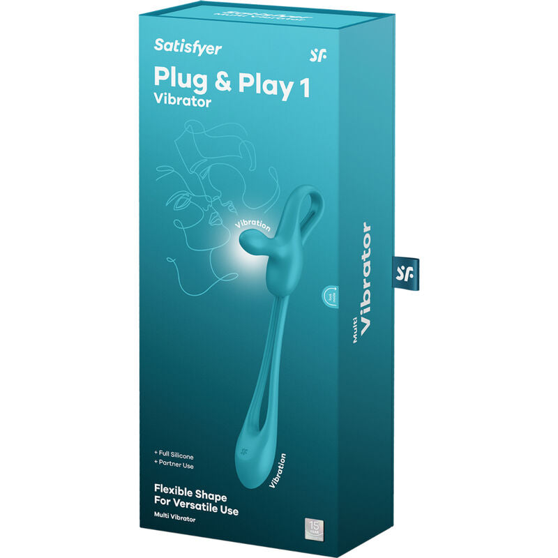 SATISFYER - PLUG & PLAY 1 MULTIVIBRATORE FLESSIBILE - SATISFYER RING | Lingerie Harness Boutique