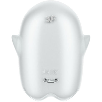 SATISFYER - GHOST AIR PULSE & VIBRATORE BIANCO - SATISFYER AIR PULSE | Lingerie Harness Boutique