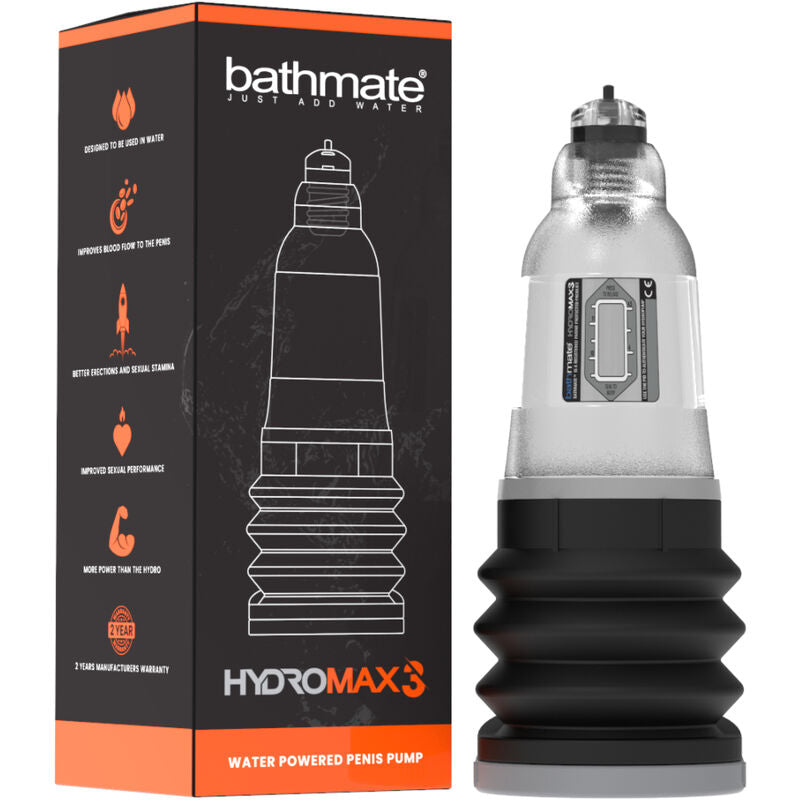 BATHMATE - HYDROMAX 3 TRASPARENTE - BATHMATE | Lingerie Harness Boutique