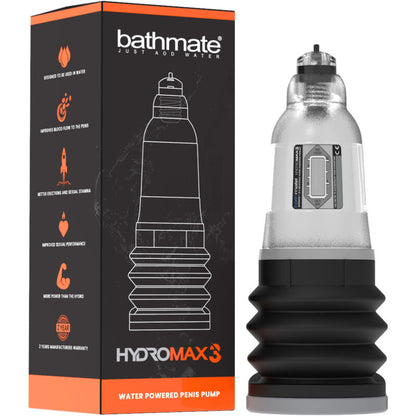 BATHMATE - HYDROMAX 3 TRASPARENTE - BATHMATE | Lingerie Harness Boutique