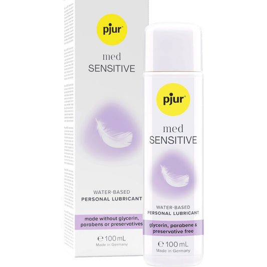 PJUR - MED SENSITIVE GLIDE LUBRIFICANTE A BASE ACQUA 100 ML - PJUR | Lingerie Harness Boutique