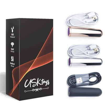 ARMONY - VIBRATORE BULLET ARGENTO 2.1 CM X 7.9 CM - ARMONY STIMULATORS | Lingerie Harness Boutique
