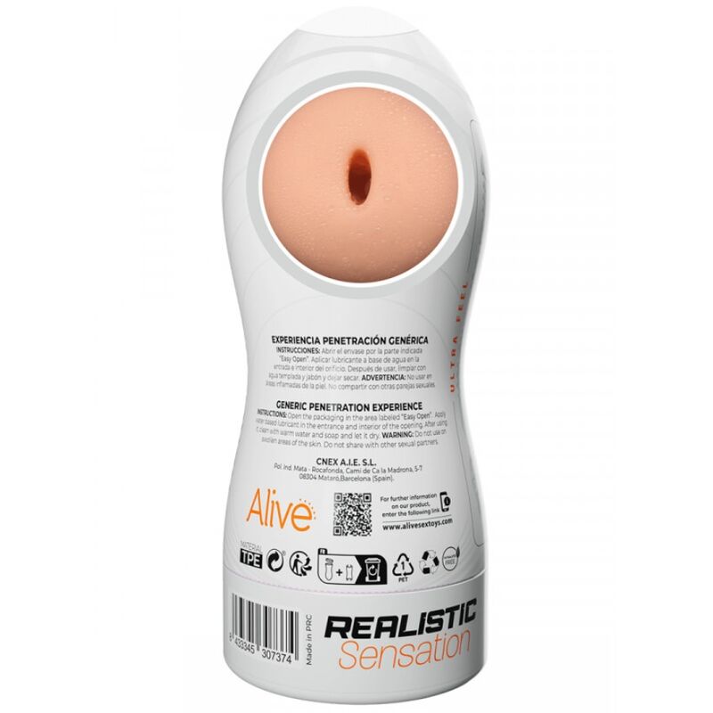 ALIVE - MAXI FLEX MALE MASTURBATOR GENERIC SIZE L