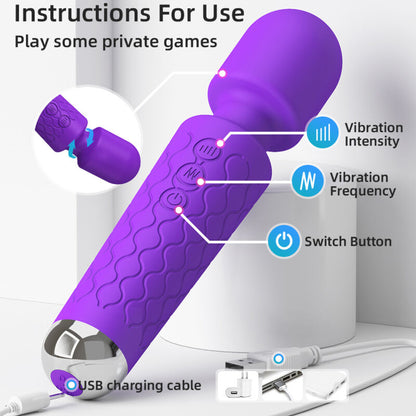 ARMONY - MASSAGGIATORE E VIBRATORE VIOLA - ARMONY MASSAGERS | Lingerie Harness Boutique