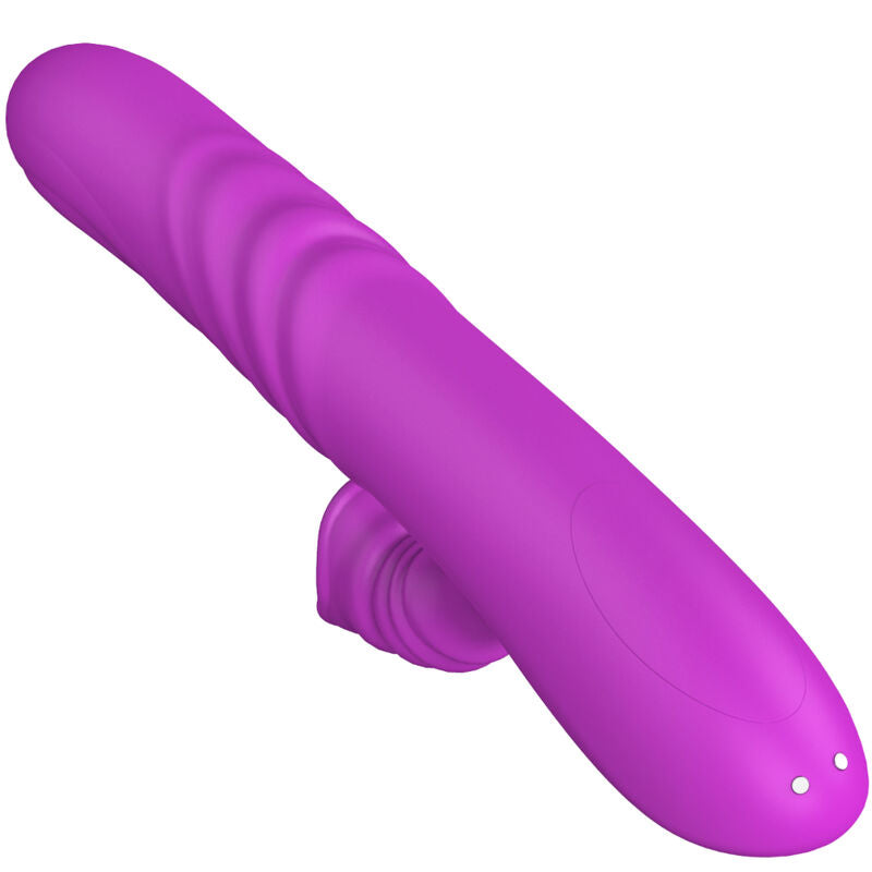 ARMONY - VIBRATORE MULTIFUNZIONE ANGELIA CON EFFETTO CALORE STIMOLANTE LINGUA VIOLA - ARMONY VIBRATORS | Lingerie Harness Boutique