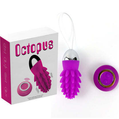 ARMONY - REMOTE CONTROL OCTOPUS CACTUS VIBRATING EGG PURPLE