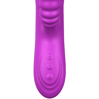 ARMONY - ANGELIA VIBRATORE MULTIFUNZIONE DOPPIA LINGUA VIOLA EFFETTO CALORE - ARMONY VIBRATORS | Lingerie Harness Boutique
