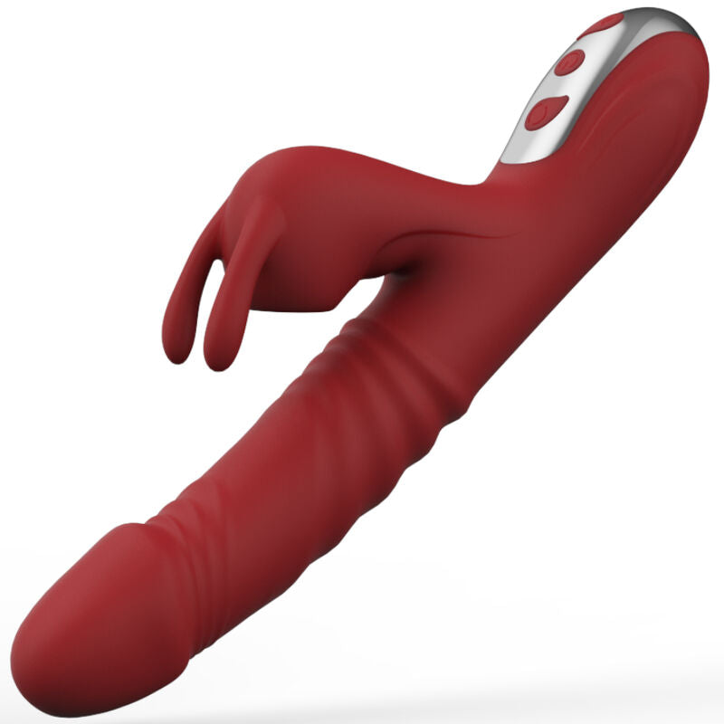 ARMONY - VIBRATORE A SUCCHIO E ASPIRAZIONE CONIGLIO BORDEAUX - ARMONY VIBRATORS | Lingerie Harness Boutique