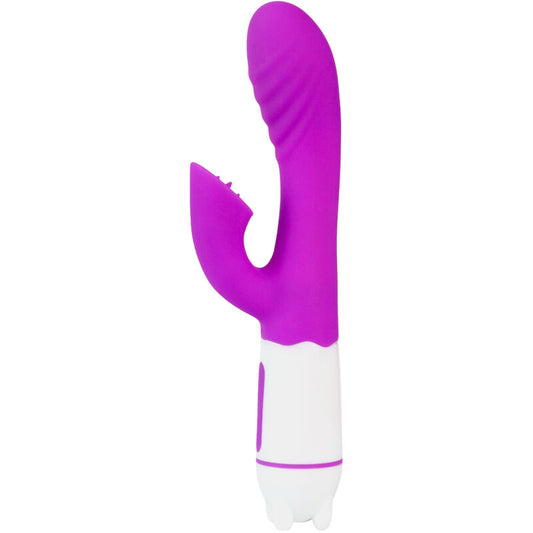 ARMONY - VIBRATORE E STIMOLATORE HAPPY CON LINGUA RICARICABILE VIOLA - ARMONY VIBRATORS | Lingerie Harness Boutique
