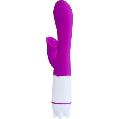 ARMONY - VIBRATORE E STIMOLATORE HAPPY CON LINGUA RICARICABILE VIOLA - ARMONY VIBRATORS | Lingerie Harness Boutique