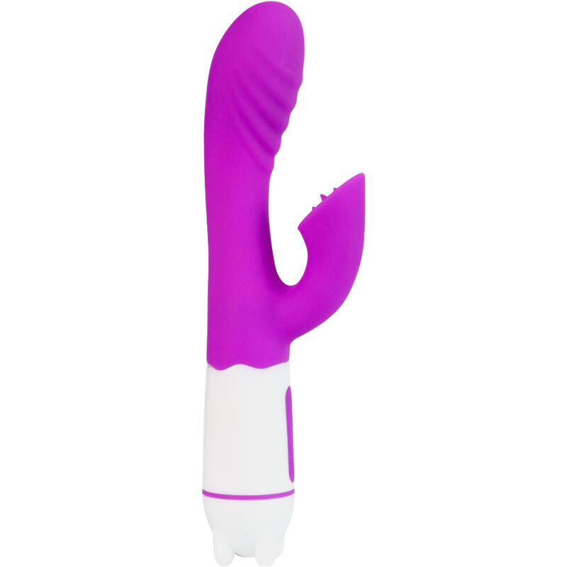 ARMONY - VIBRATORE E STIMOLATORE HAPPY CON LINGUA RICARICABILE VIOLA - ARMONY VIBRATORS | Lingerie Harness Boutique