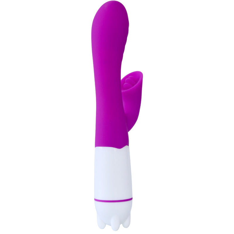 ARMONY - VIBRATORE E STIMOLATORE HAPPY CON LINGUA RICARICABILE VIOLA - ARMONY VIBRATORS | Lingerie Harness Boutique
