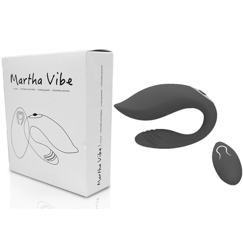 ARMONY - VIBRATORE MARTHA PER COPPIA TELECOMANDO NERO - ARMONY FOR COUPLES | Lingerie Harness Boutique