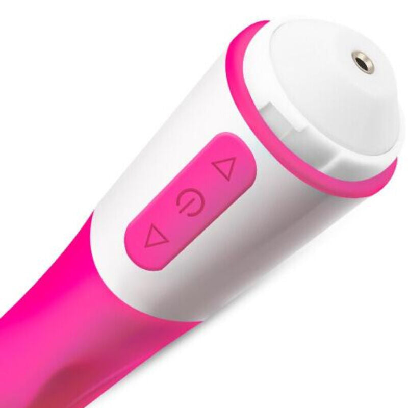 ARMONY - VIBRATORE HAPPY E STIMOLATORE FUCSIA RICARICABILE - ARMONY VIBRATORS | Lingerie Harness Boutique