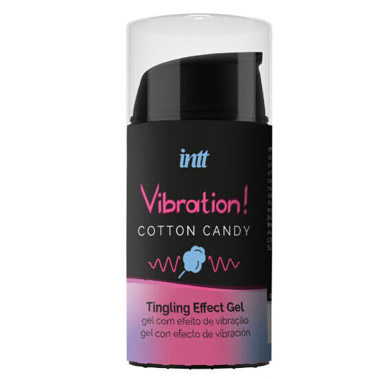 INTT - UNISEX GEL VIBRATING EFFECT COTTON SUGAR 15 ML