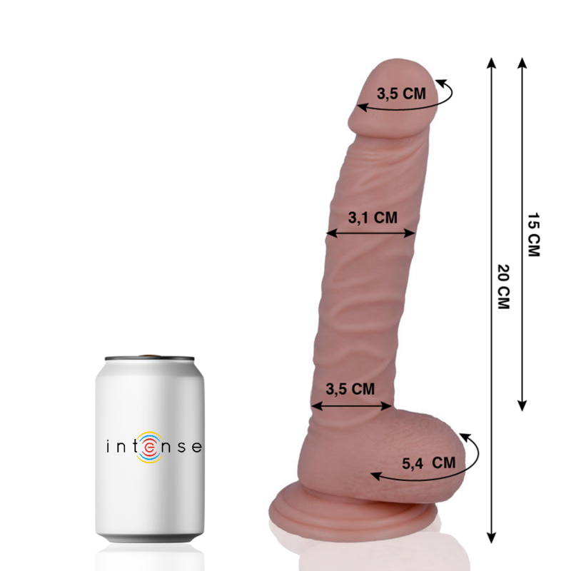 MR INTENSE - 19 REALISTIC PENIS 20 CM -OR- 3.1 CM