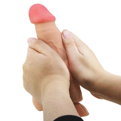 PRETTY LOVE - DILDO REALISTICO SLIDING SKIN SERIES CON VENTOSA SCORREVOLE DELLA PELLE CONTROLLO REMOTO FLESH 21,8 CM - PRETTY LOVE HIGH GRADE | Lingerie Harness Boutique