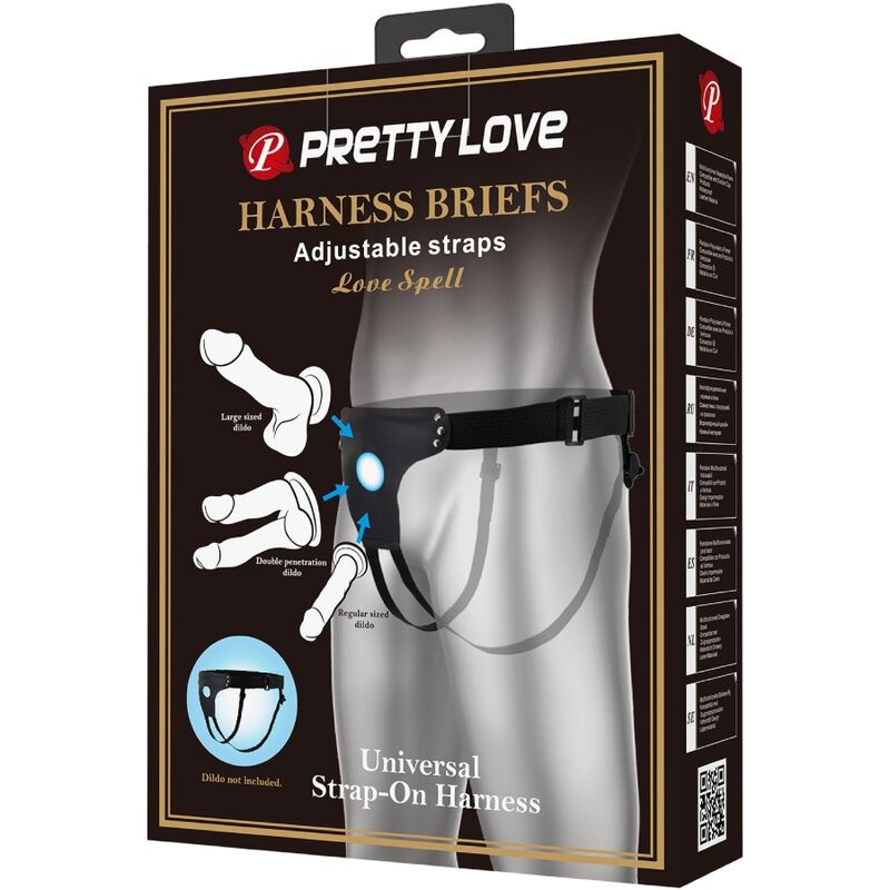 PRETTY LOVE - COMPLEMENTO IMBRACATURA CON CINGHIA REGOLABILE LOVE SPELL - PRETTY LOVE MALE | Lingerie Harness Boutique
