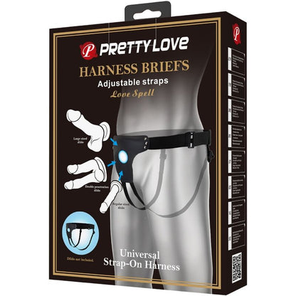 PRETTY LOVE - COMPLEMENTO IMBRACATURA CON CINGHIA REGOLABILE LOVE SPELL - PRETTY LOVE MALE | Lingerie Harness Boutique