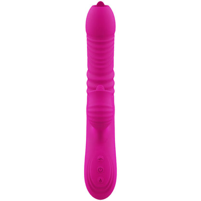 ARMONY - FANNY VIBRATORE MULTIFUNZIONE DOPPIA LINGUA FUCSIA EFFETTO CALORE - ARMONY VIBRATORS | Lingerie Harness Boutique