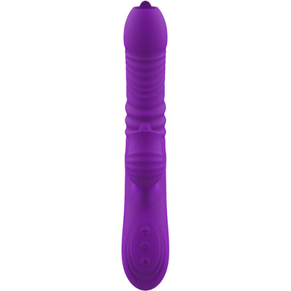 ARMONY - VIBRATORE FULLY G SPOT RABBIT CON EFFETTO CALORE STIMOLANTE LINGUA VIOLA - ARMONY VIBRATORS | Lingerie Harness Boutique