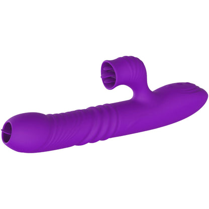 ARMONY - VIBRATORE FULLY G SPOT RABBIT CON EFFETTO CALORE STIMOLANTE LINGUA VIOLA - ARMONY VIBRATORS | Lingerie Harness Boutique