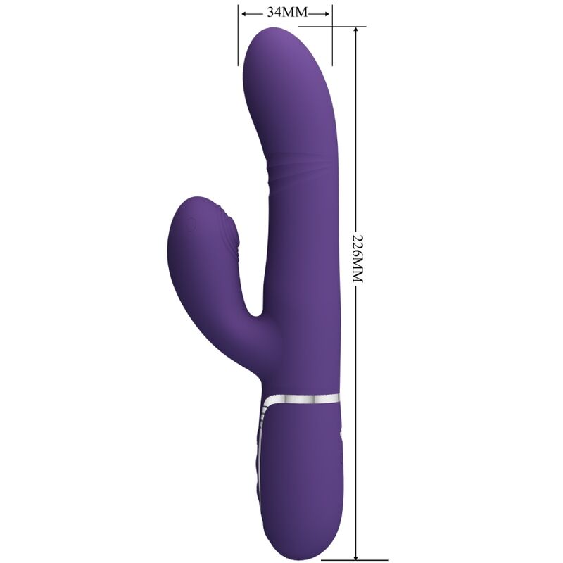 PRETTY LOVE - MULTIFUNCTIONAL G-SPOT VIBRATOR PURPLE