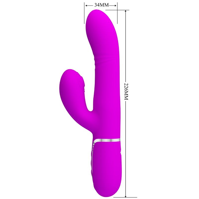 PRETTY LOVE - VIBRATORE MULTIFUNZIONE G-SPOT FUCSIA - PRETTY LOVE FLIRTATION | Lingerie Harness Boutique