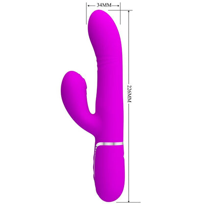 PRETTY LOVE - VIBRATORE MULTIFUNZIONE G-SPOT FUCSIA - PRETTY LOVE FLIRTATION | Lingerie Harness Boutique